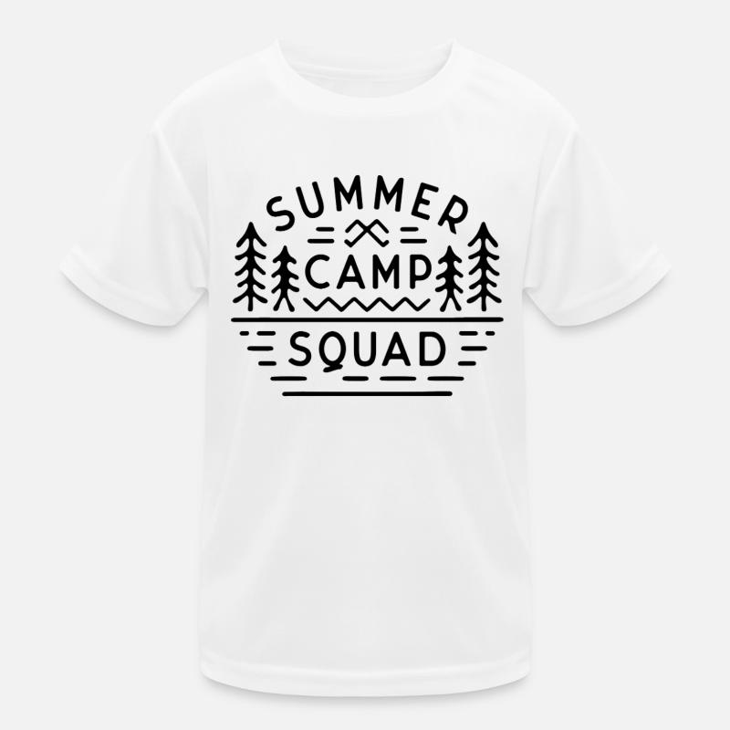 Sommerlager-Einheit Kinder Funktions-T-Shirt