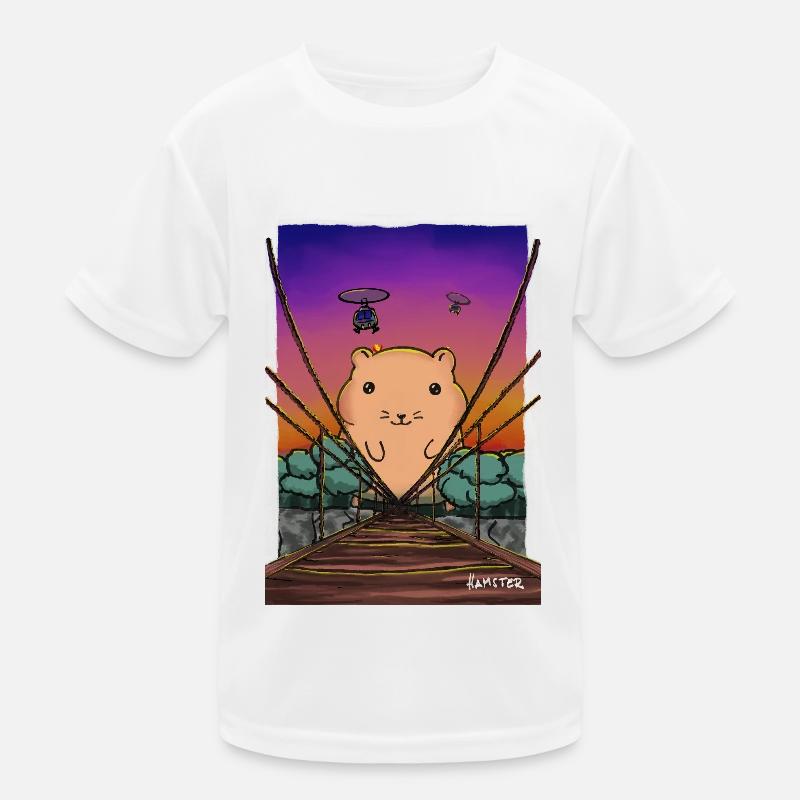 War-Hamster Kinder Funktions-T-Shirt
