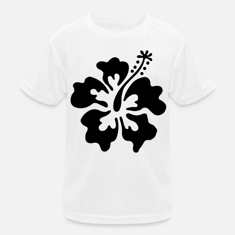Hawai Blüte Kinder Funktions-T-Shirt