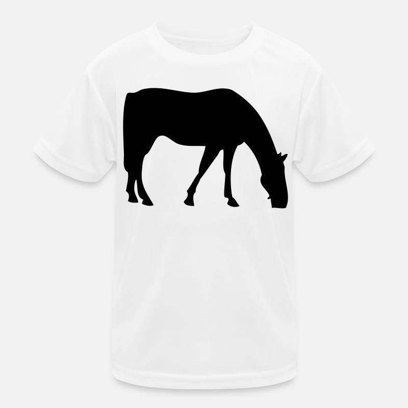 Pferd Kinder Funktions-T-Shirt