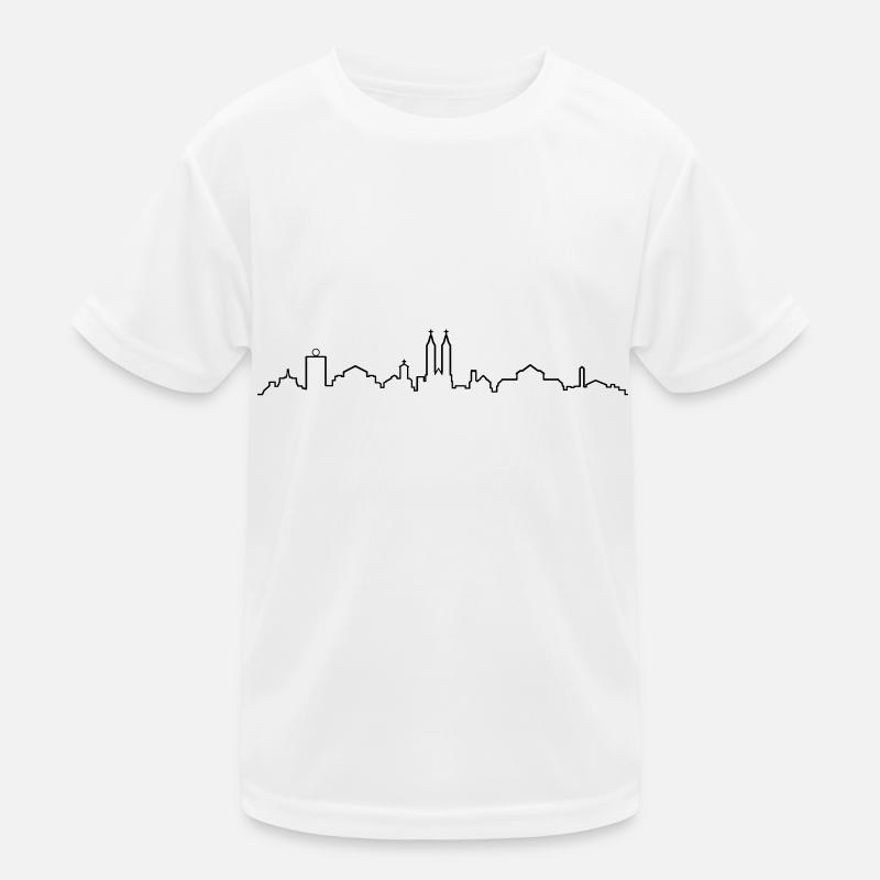 Skyline Kassel Kinder Funktions-T-Shirt
