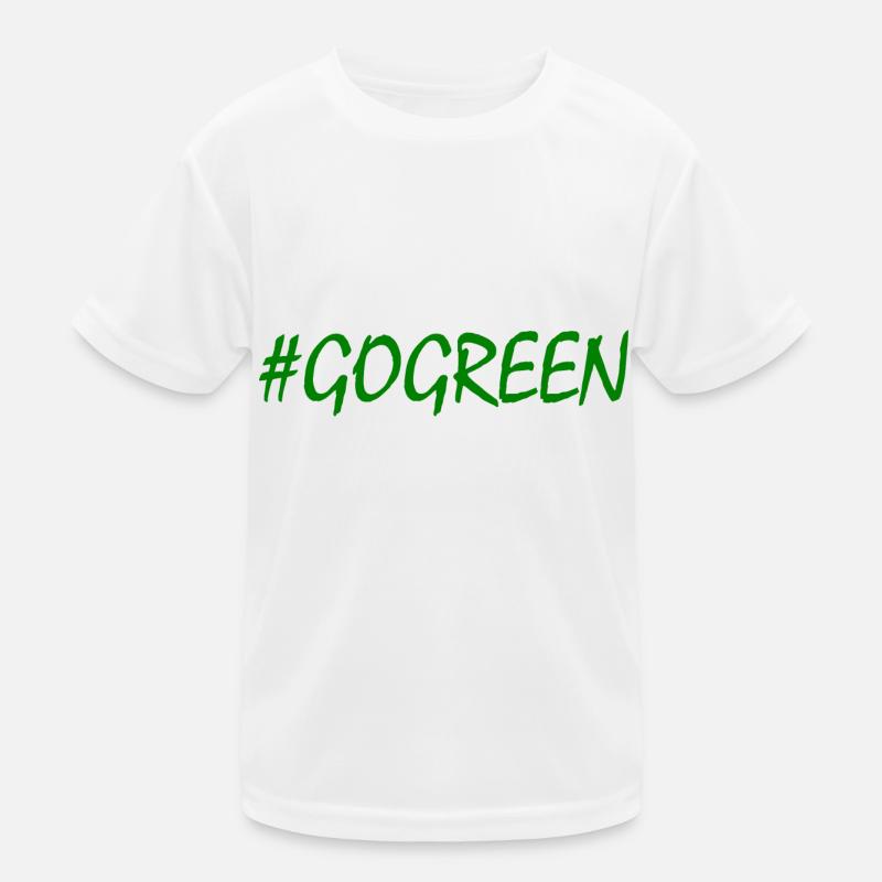 Go green Kinder Funktions-T-Shirt