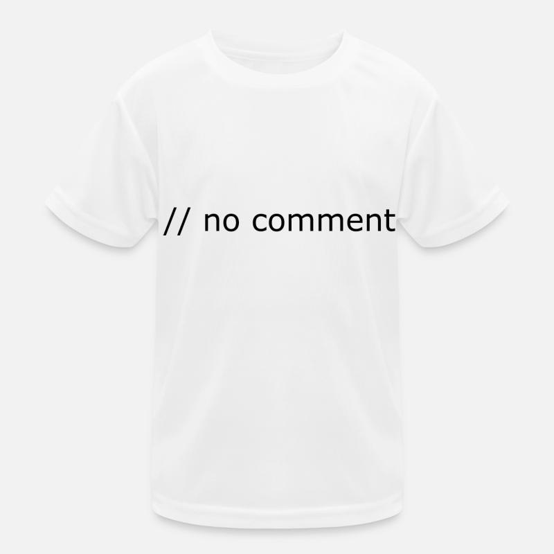 No comment Programming Computer Science Gift Kids Functional T-Shirt