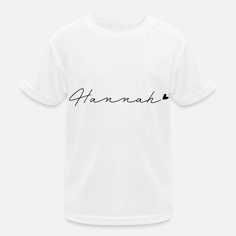 Name Hannah Kids Functional T-Shirt