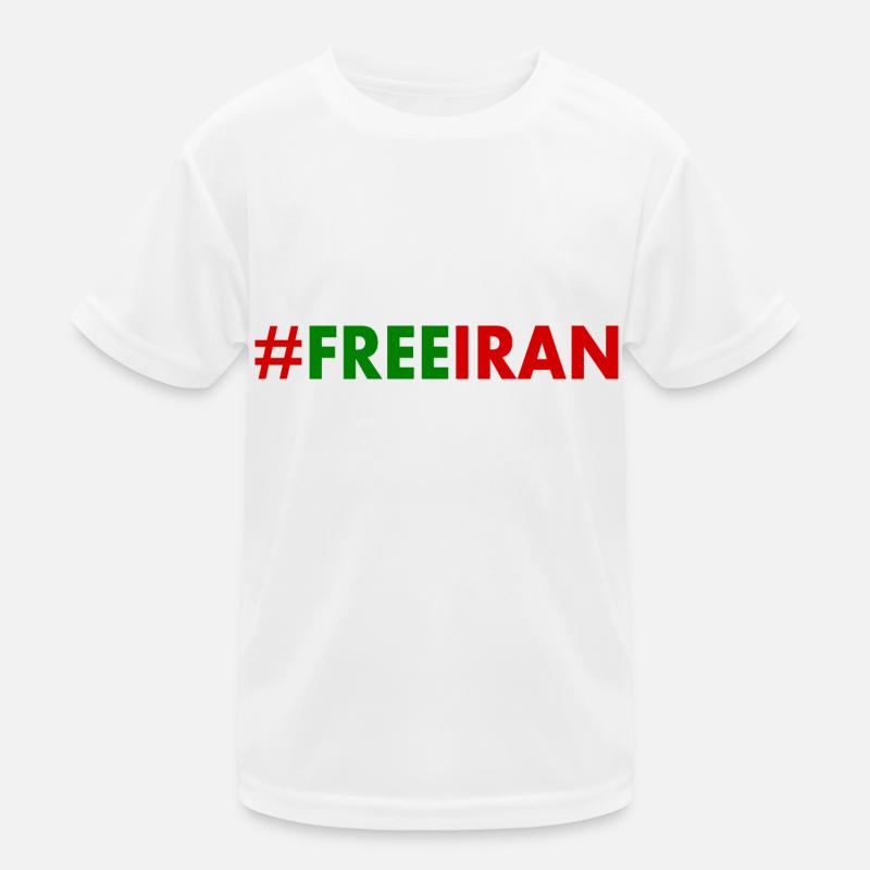 Free iran Kids Functional T-Shirt