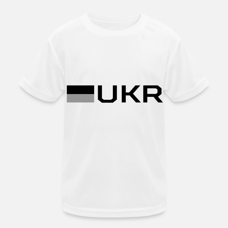 Drapeau de l’Ukraine T-shirt sport Enfant