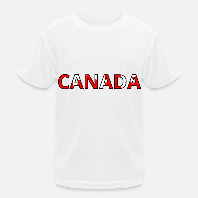 Drapeau Canada T-shirt sport Enfant