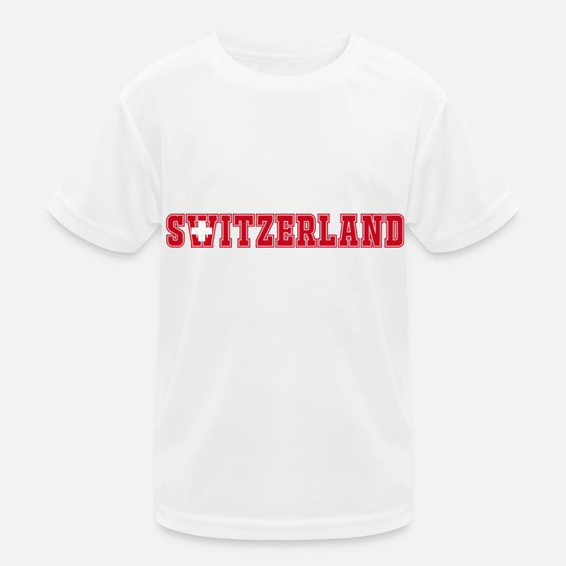 Schweiz Kinder Funktions-T-Shirt