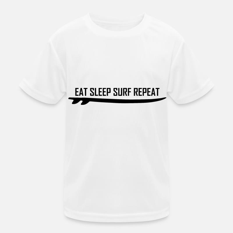 Surfer Surfboard Surfing Geschenksidee Kinder Funktions-T-Shirt