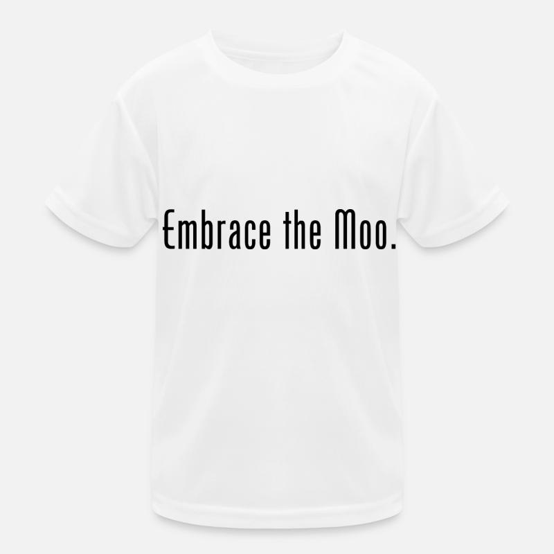 Embrace the Moo. Kids Functional T-Shirt