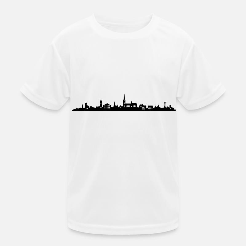 Skyline Freiburg Kinder Funktions-T-Shirt