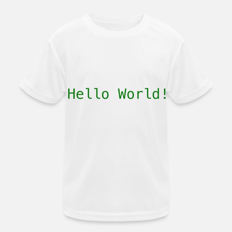 Hello World ! Kids Functional T-Shirt