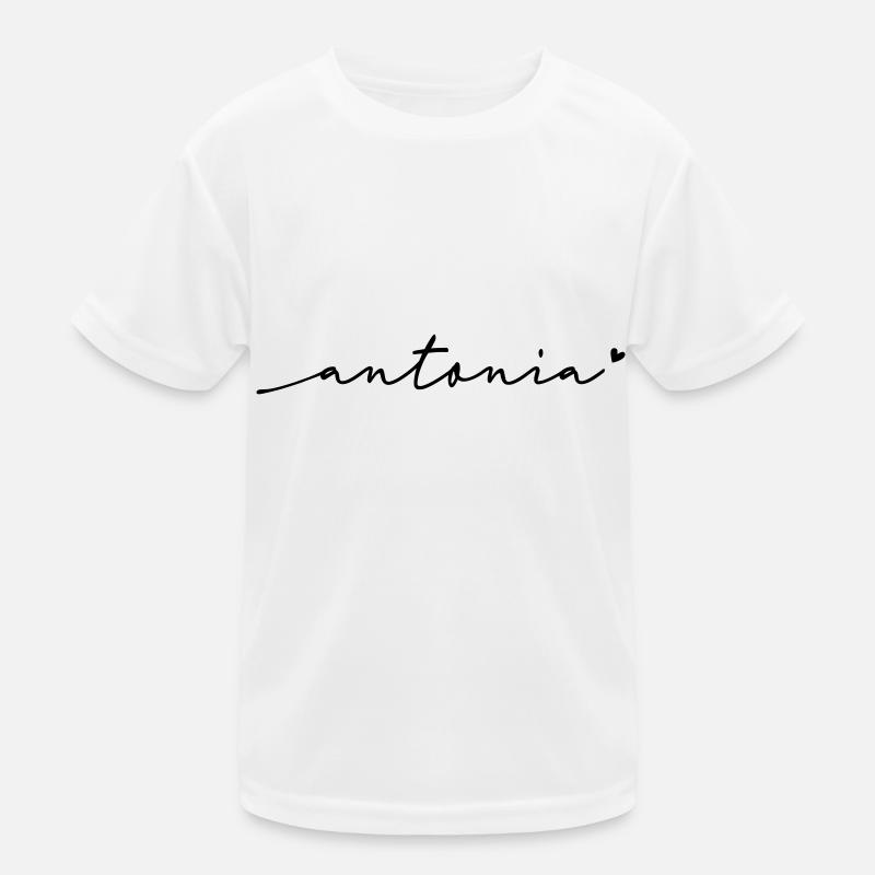Antonia Nom cursif T-shirt sport Enfant