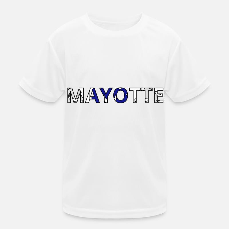 Mayotte-Flagge Kinder Funktions-T-Shirt