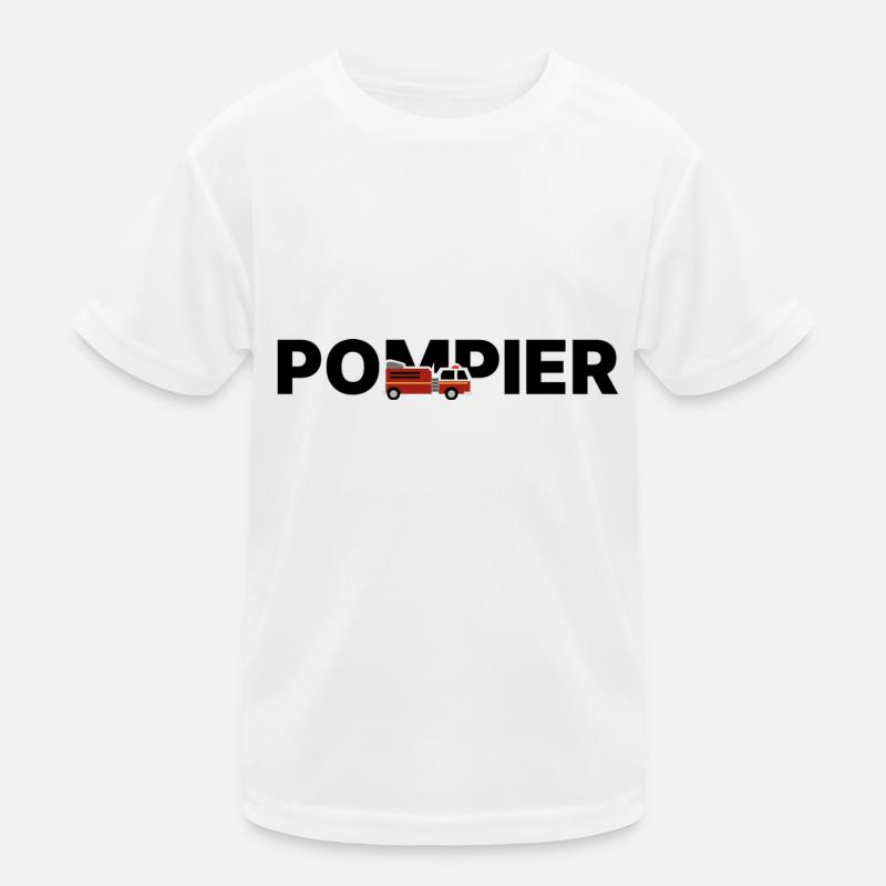 POMPIER - FIREFIGHTER Kids Functional T-Shirt