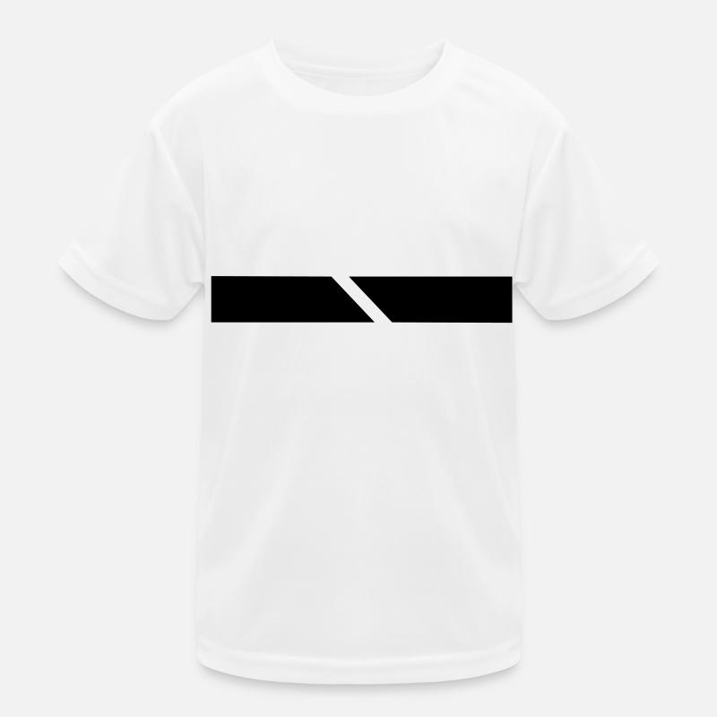 broken bar/Stripe/UK Kinder Funktions-T-Shirt