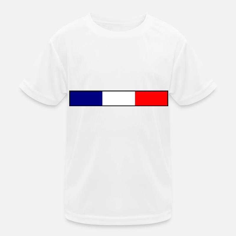 France Drapeau T-shirt sport Enfant