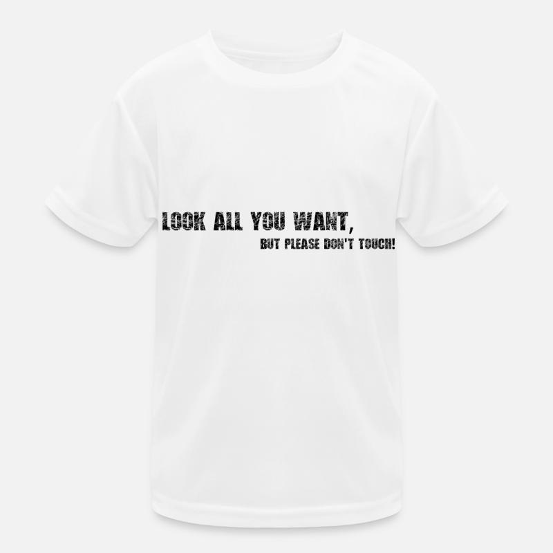 Do not Touch! Kids Functional T-Shirt