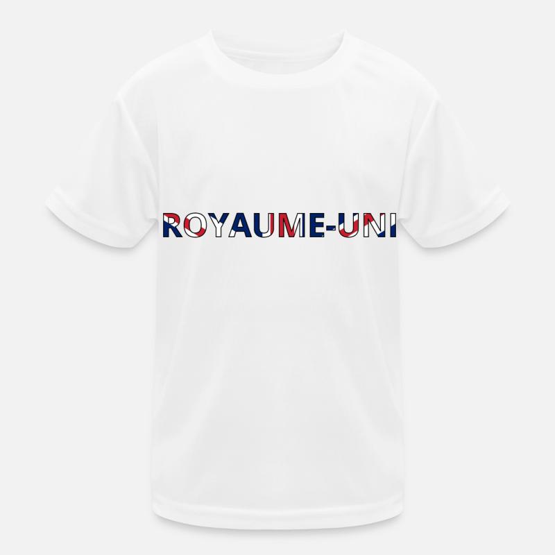 Drapeau Royaume-Uni T-shirt sport Enfant