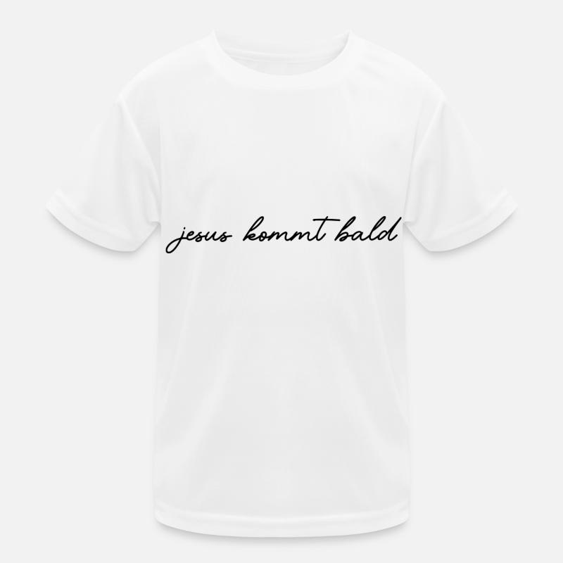 jesus kommt bald Kinder Funktions-T-Shirt