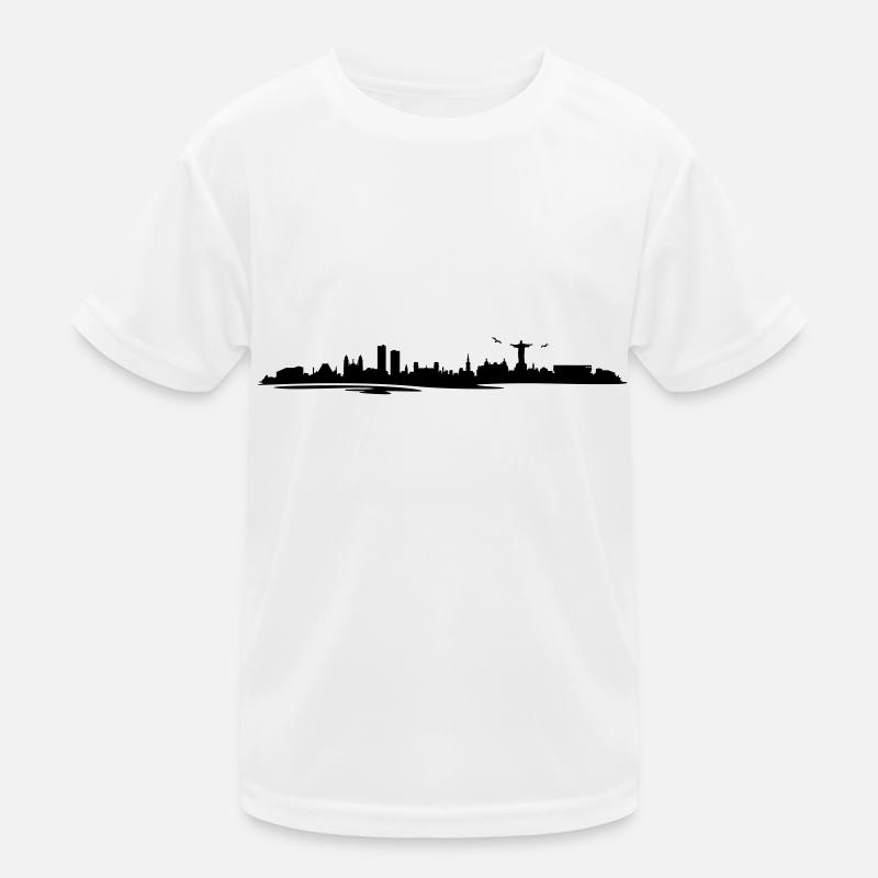 Skyline - Rio de Janeiro Kinder Funktions-T-Shirt