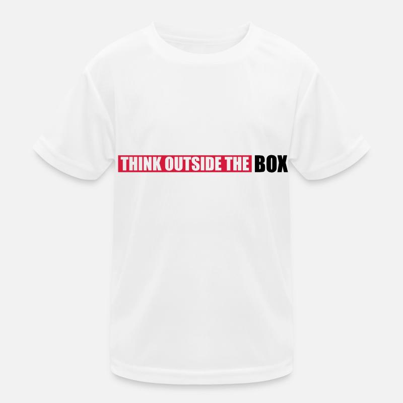 Saying Outside Thinking Kids Functional T-Shirt