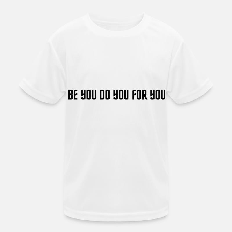 Sei du selbst Kinder Funktions-T-Shirt