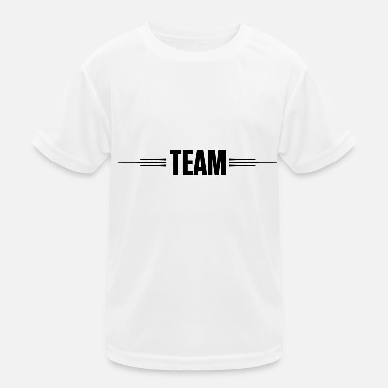 team strich Kinder Funktions-T-Shirt