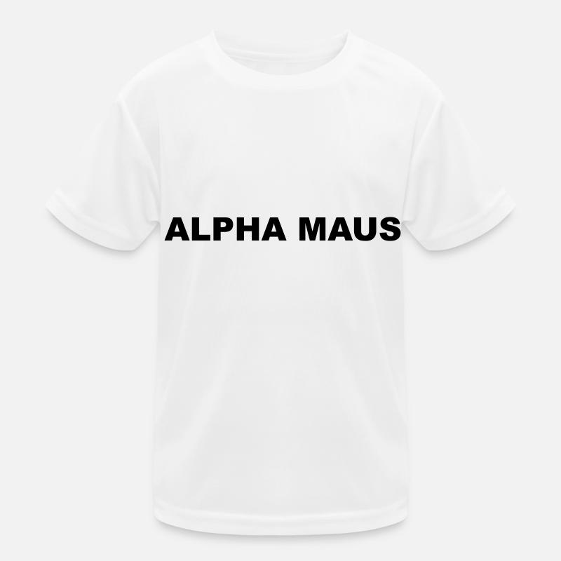 Alpha Maus Kinder Funktions-T-Shirt