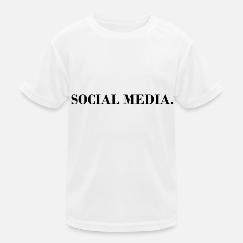 Social Media. Kinder Funktions-T-Shirt