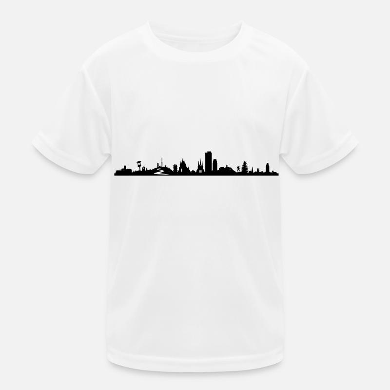 Skyline - Thüringen Kinder Funktions-T-Shirt