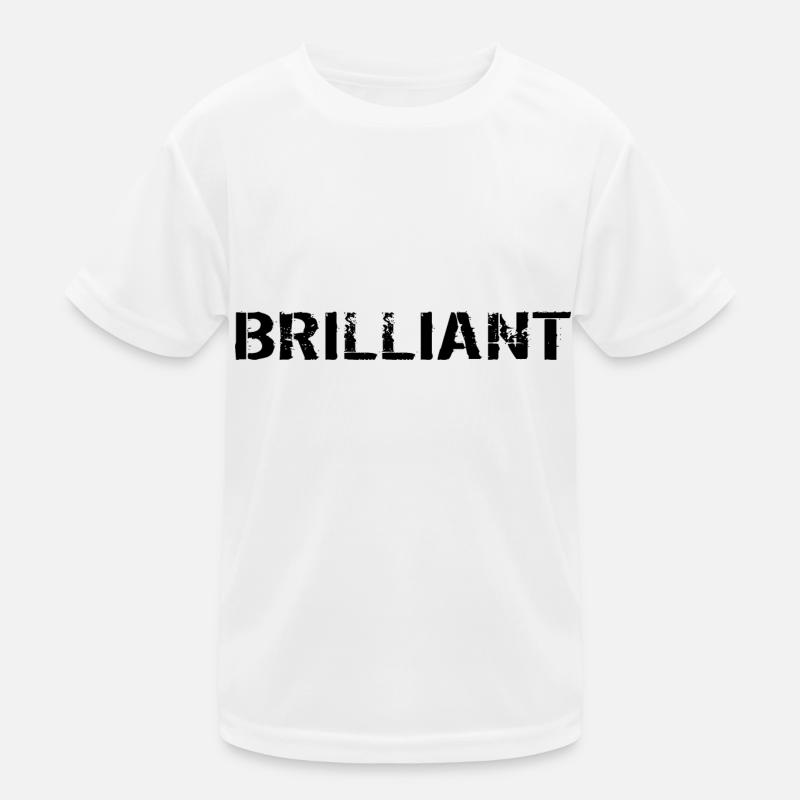 Noir brillant T-shirt sport Enfant