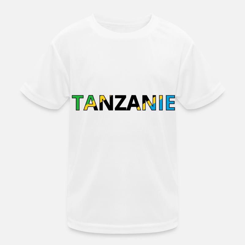 Drapeau Tanzanie T-shirt sport Enfant