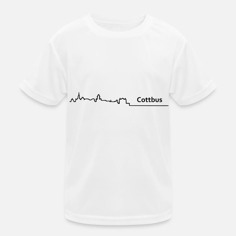 cottbus skyline Kinder Funktions-T-Shirt