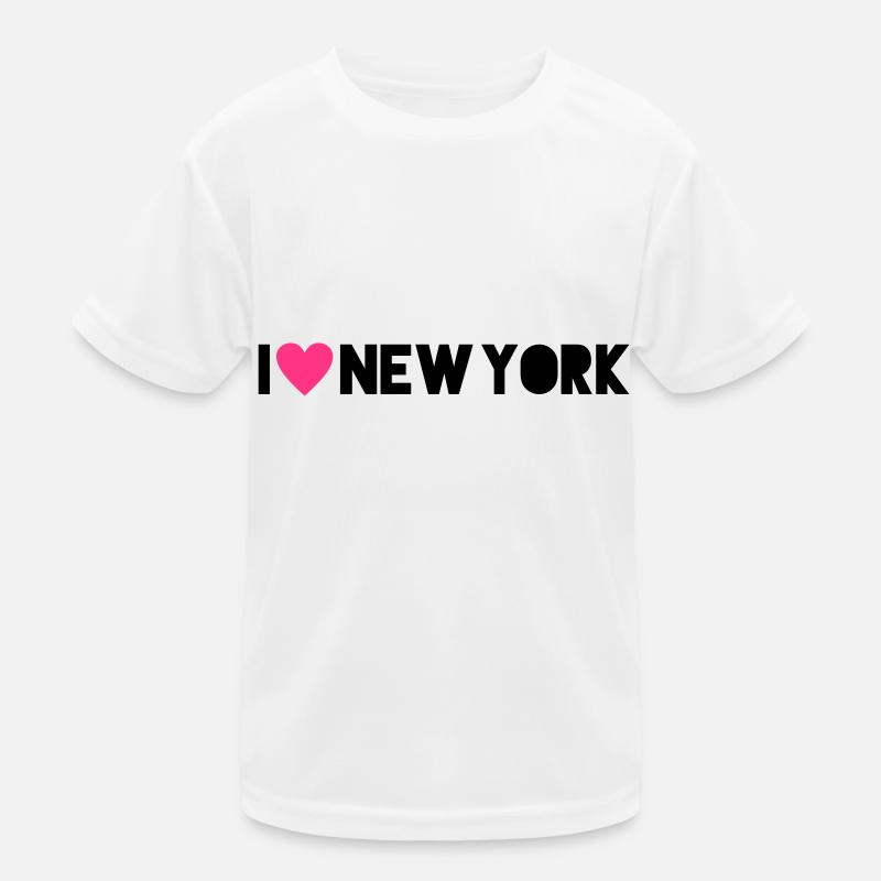 I Love New York Kids Functional T-Shirt