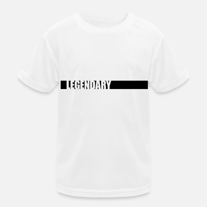 Text Logo Legendary Kids Functional T-Shirt