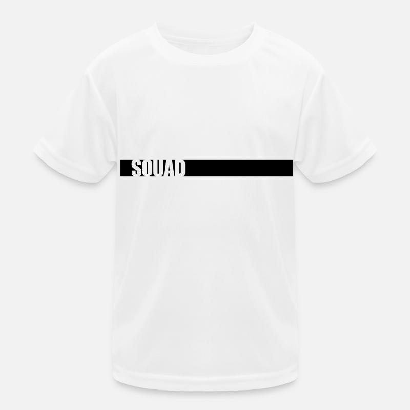 Streifen Squad Anführer Team Kinder Funktions-T-Shirt
