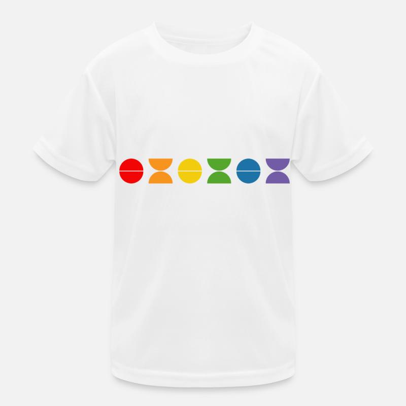 Regenbogen fun Kinder Funktions-T-Shirt