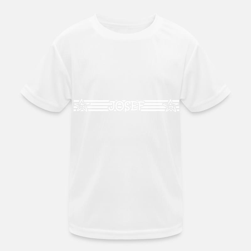 First name Birth Birthday Name Josef Kids Functional T-Shirt