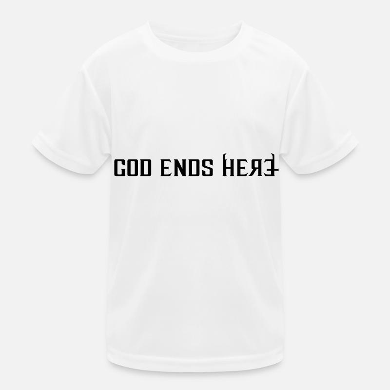 God ends Kinder Funktions-T-Shirt