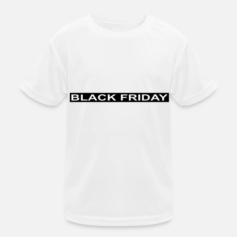 Black Friday bande noir T-shirt sport Enfant