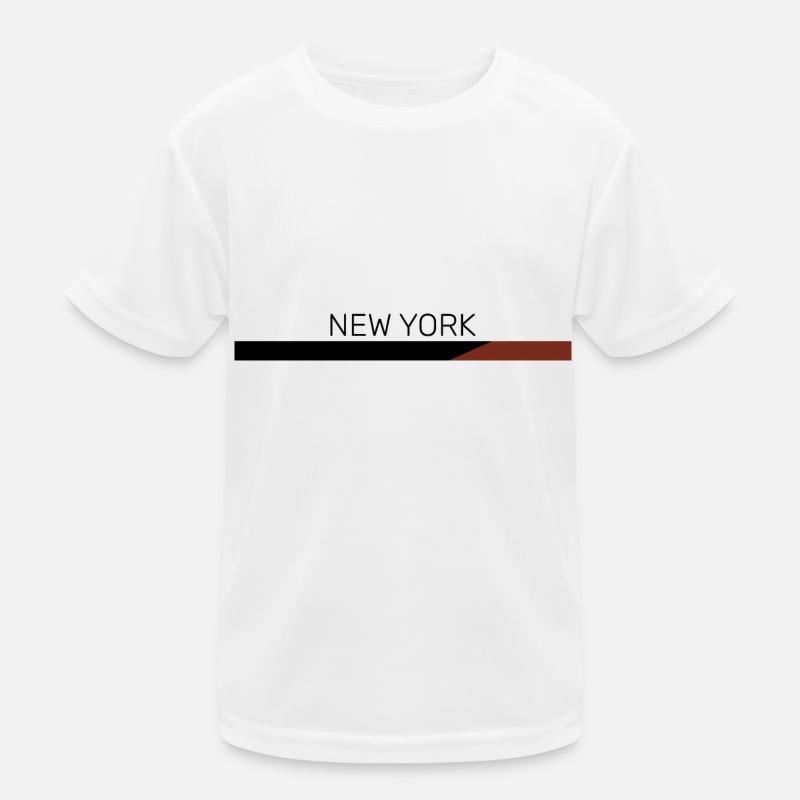 New York Kinder Funktions-T-Shirt