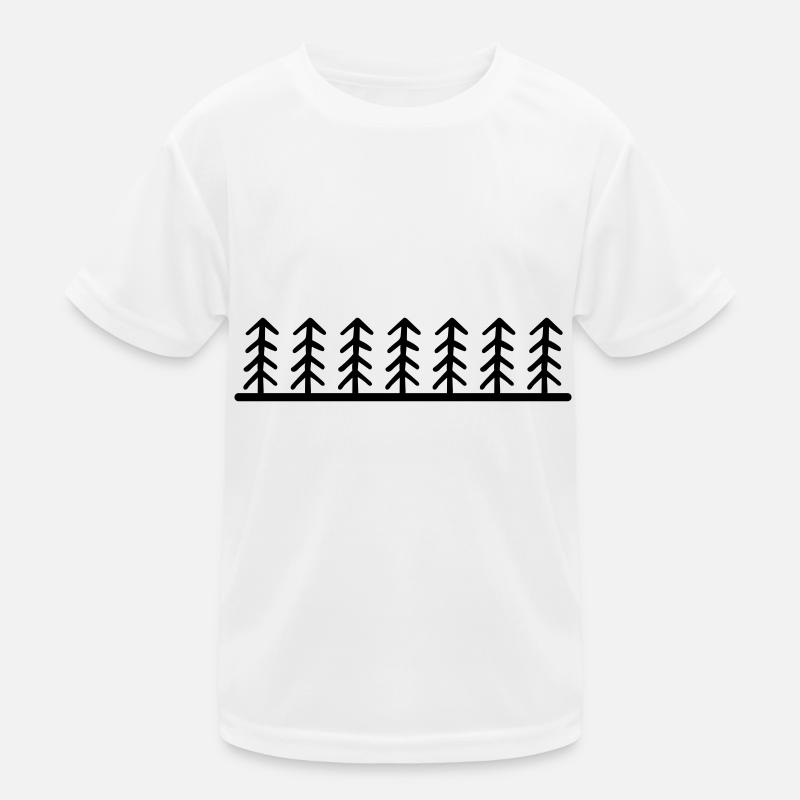 Forest Trees Landscape Kids Functional T-Shirt