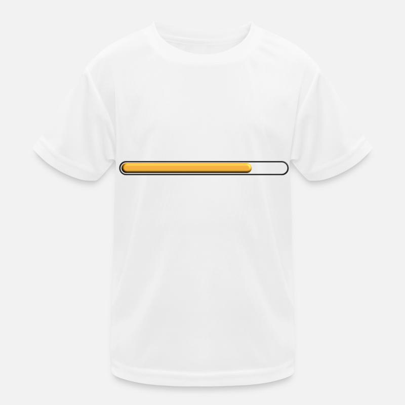 Gold loading bar (75%) great deep style Kids Functional T-Shirt
