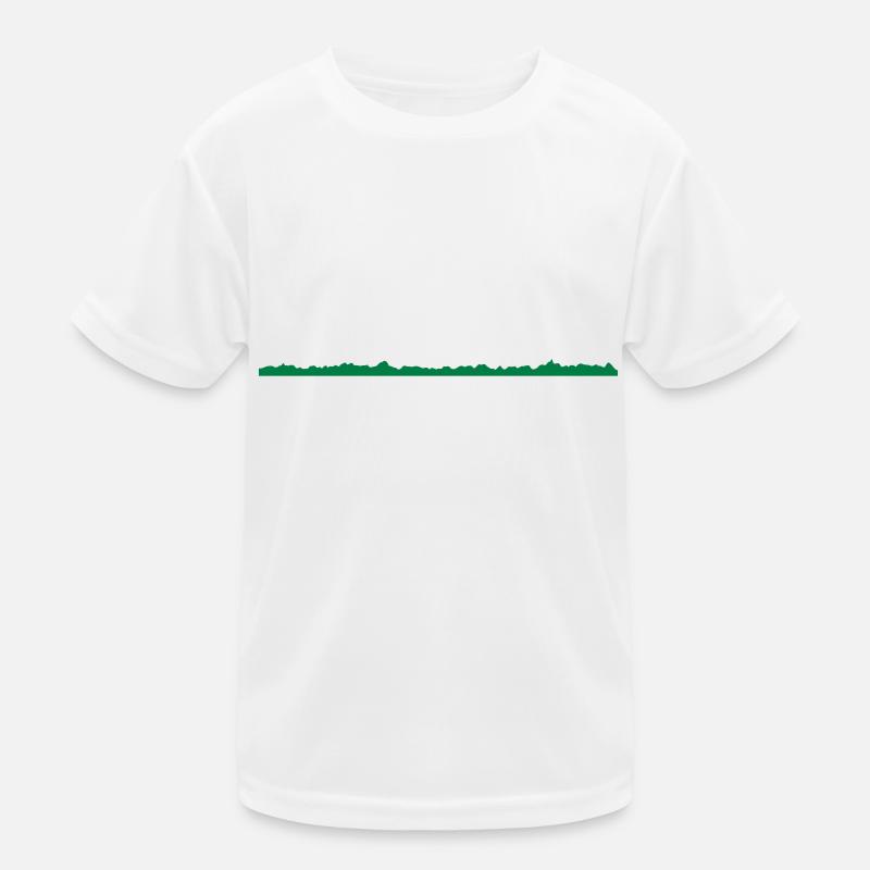 hills - Kids Functional T-Shirt - white