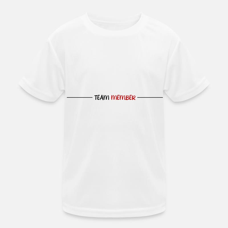 Team Mitglied Kinder Funktions-T-Shirt