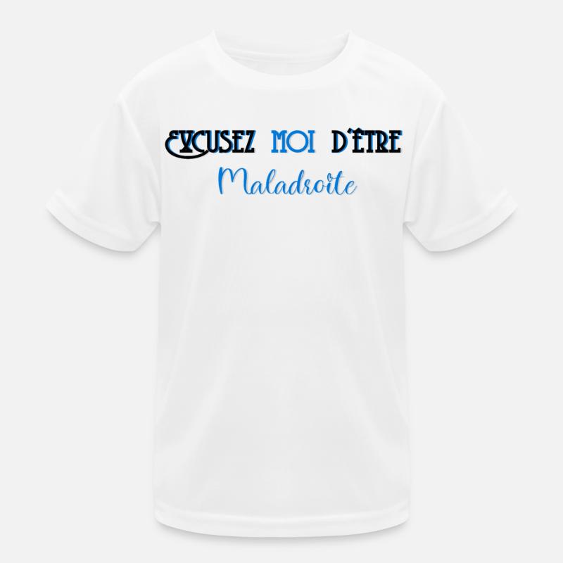 Entschuldigung, dass ich ungeschickt bin Kinder Funktions-T-Shirt