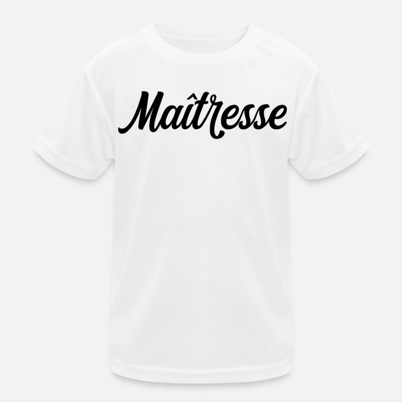 Maîtresse D'école Enseignante Classe Élémentaire T-shirt sport Enfant