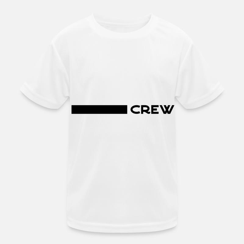 Crew Mannschaft Team Kinder Funktions-T-Shirt