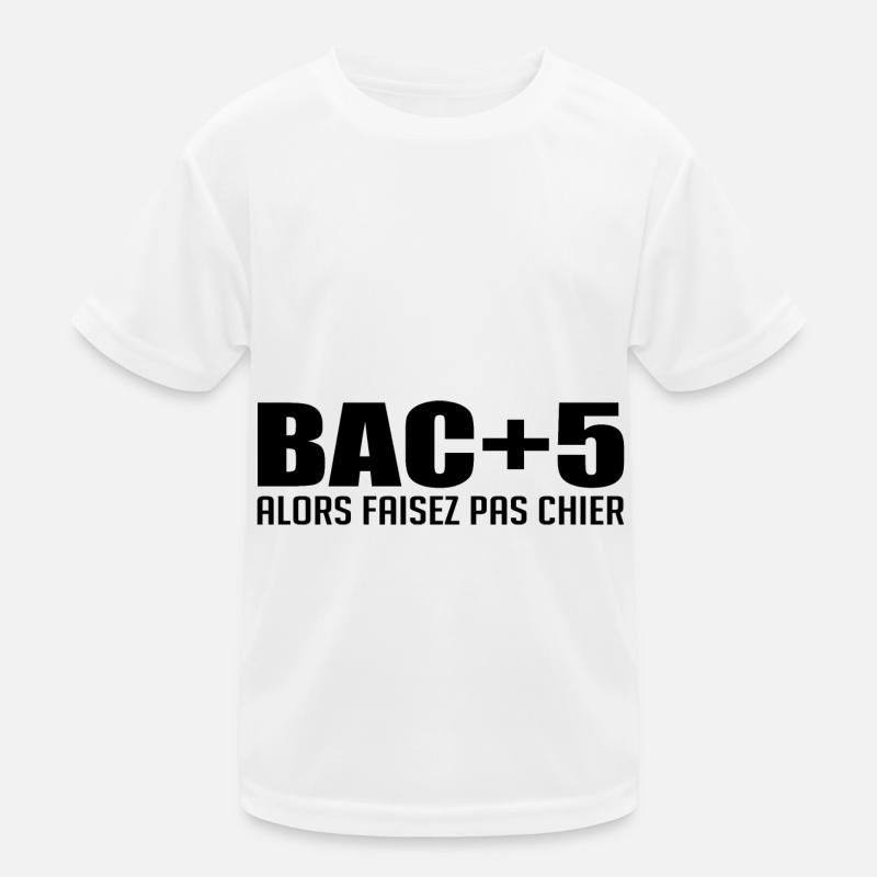 Bac +5 T-shirt sport Enfant
